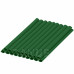 Springos Tieniace plotové pásky a klipy (20ks) - PVC - 35m x 19cm - 450 g/m2 - tmavozelená