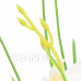 Springos Umelá orchidea v kvetináči - 44 cm - biela