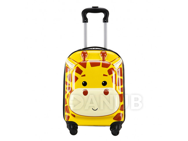 Detský cestovný kufor na kolieskach - žirafa