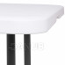 Springos Rozkladací stôl s lavičkami - 180x74x74 cm - biela
