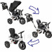 Trojkolka pre deti Trike Fix V3 čierna