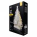 LED vianočný stromček, 23cm, 2× AA, vnútorný, teplá b., čas.