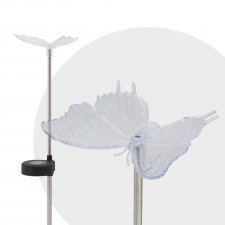 RGB LED solárna lampa