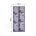 Sieťka na dvere proti hmyzu - magnetická - 100 x 210 cm - fialové motýle