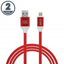 Dátový kábel - iPhone - červený