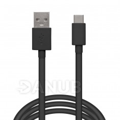 Dátový kábel USB Type - C - čierny - 1 m