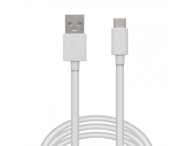 Dátový kábel USB Type - C - biely - 1 m