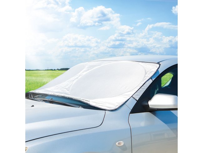 Zimná / letná ochranná fólia na čelné sklo auta / zabraňujúca zamrznutie - 150 x 70 cm