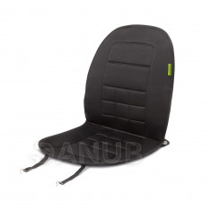 Vyhrievateľná ochrana na sedadlo - so zástrčkou do autozapalovača - čierna