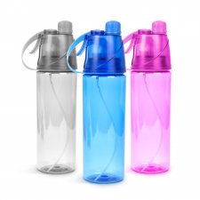Športová fľaša so striekačom - 600 ml - 3 farby