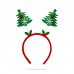 Vianočná čelenka sada -mikuláš, vianočný strom, sob