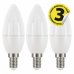LED žiarovka Classic Candle 6W E14 neutrálna - 3ks