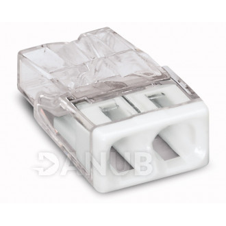 WAGO 2273-202 Quick Connect Inštalačný konektor pre WIRE 2x0,5-2,5 mm