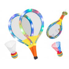 LED rakety - 2ks + 2 košíky