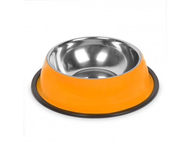 Miska pre psy - 22 cm - oranžová