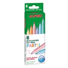 ALPINO Fixky pastelové 6 farieb