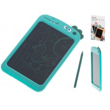 Grafický tablet na kreslenie - tyrkysový dinosaurus