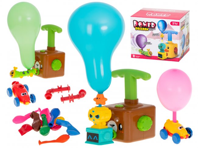 Detská hra s nafukovacími balónikmi myš