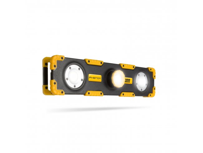 LED reflektor - s akumulátorom, nastaviteľným jasom a fokusom - 1500 lumen
