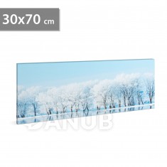 LED obrázok , zimná krajina -  2 x AA, 70 x 30 cm
