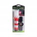 Výstražná lampa - magnetická - 6 červených LED - na batérie
