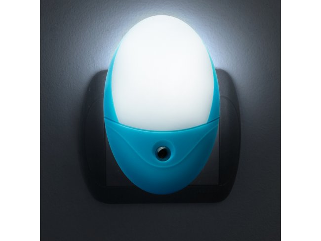 Smerové svetlo - so svetelným senzorom - 240 V - modré