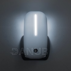 Smerové svetlo - so svetelným senzorom - 240 V - biele
