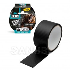 BISON Grizzly super silná posilnená lepiaca páska - čierna - 10 m