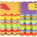 SPRINGOS Penové puzzle abeceda s číslami - 172x172 cm - viacfarebná