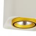 Podhľadové LED hranaté svietidlo XENO 10W 3000K bielo – zlatá