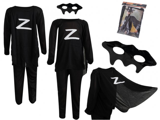 Kostým Zorro 95-110cm