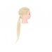 Kadernícka cvičná hlava - blond vlasy