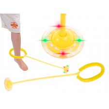 Hula hoop s LED ufom žltá