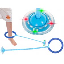 Hula hoop s LED ufom modrá