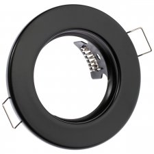 Podhľadové zapustené svietidlo - okrúhle - GU10, MR16 - čierna