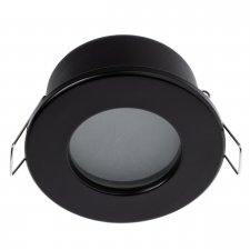 Podhľadové zapustené svietidlo AQUS GU10 - okrúhla - čierna