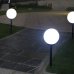 Solárne LED záhradné svietidlo zapichovacie BIELA ​​GUĽA - 20 cm