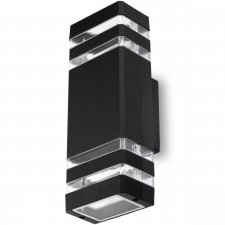 Záhradné nástenné stropné svietidlo Black - PROTEA LUMILED 