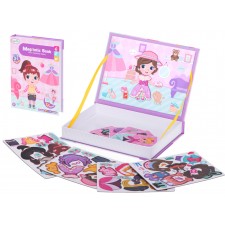 Magnetické puzzle - Oblečte bábiku - 51 dielikov.