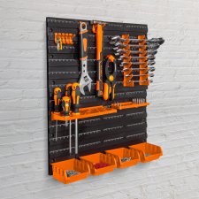 Nástenný organizér, držiak náradia - 2 ks tabúľ - 475 x 272 x 115 mm