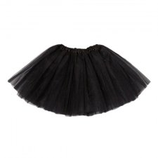 Tylová sukňa čierna