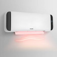 Nástenný ohrievač - 1000/2000W - LED displej - 230V - biely