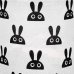 Springos Úložný kôš na hračky - vzor králiky na krémovej
