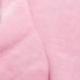 Dámska hrejivá velúrová mikina oversize 2v1 s kapucňou - ružová