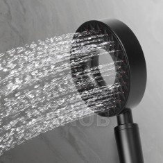 Ergonomická sprchovacia hlava - 3 funkcie - matná čierna