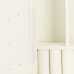 Springos Šperkovnica s priehradkami - 16x11x5 cm - krémová ekokoža s trblietkami