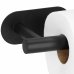 Springos Držiak na toaletný papier oceľový - samolepiaci - čierna matná