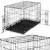 Chovateľská klietka pre zvieratá - skladacia - 100 x 70 x 60 - L - čierna