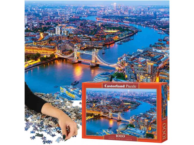 CASTORLAND Puzzle 1000 dielikov Pohľad na Londýn - 68x47cm