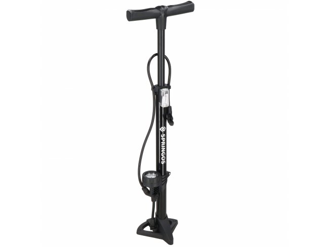 Springos Pumpa na bicykel s tlakomerom - 11 bar